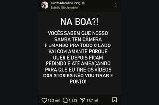 Resposta da banda para casal de amantes flagrado em show viralizou nas redes