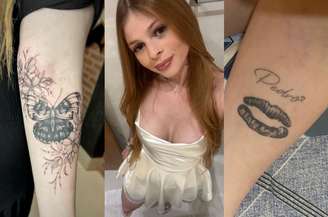 Samira Mendes Khouri cobriu as tatuagens que fez para o ex-namorado após sofrer uma tentativa de feminicídio