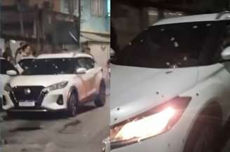 Família estava em carro quando foi surpreendida por criminosos