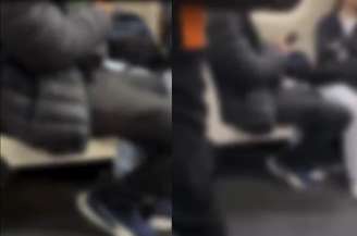 Imagem foi gravada por passageira na Linha 4-Amarela 