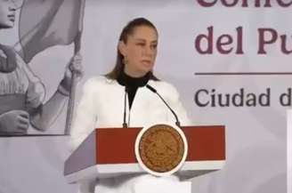 Claudia Sheinbaum fazia a primeira coletiva de imprensa do ano quando ocorreu o terremoto