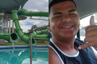 Salva-vidas Guilherme da Guerra Domingos, de 24 anos, acabou se afogando no parque aquático