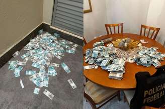 Dinheiro estava em uma mala que foi jogada pela janela de um apartamento em Balneário Camboriú (SC)