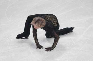 Ilia Malinin caiu durante apresentação 