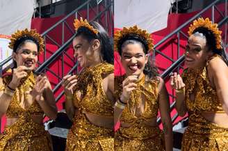 Josy Caxiado e Maria dançaram frevo juntas e surpreenderam público no Recife