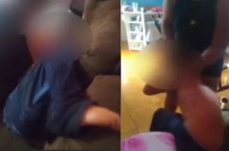 Mãe é flagrada espancando e estrangulando criança de 12 anos no Paraná