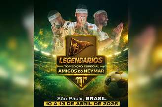Grupo Legendários anunciou edição especial 'Amigos do Neymar'