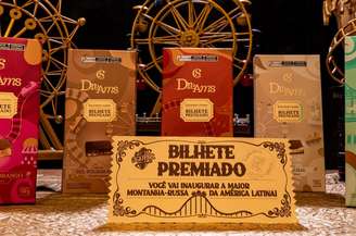 Ao todo, são 100 bilhetes dourados distribuído em 1 milhão de unidades do chocolate Dreams
