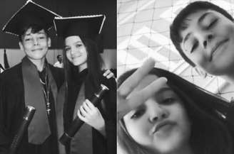Mel Maia e Gabriel Ganley eram amigos e estudaram juntos 