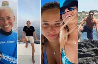 Da esquerda para a direita: Monica Montefalcone, Gialunca Benedetti, Giorgia Sommacal, Muriel Oddenino e Federico Gualtieri