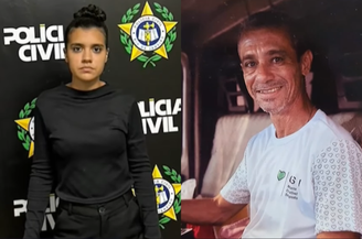 Maria Clara dos Santos Barcelos, de 22 anos, foi presa suspeita de participar do assassinato do próprio pai, Leonardo Martins Barcelos