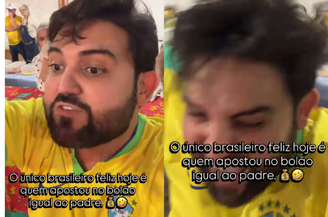 Padre ganha bolão ao cravar derrota do Brasil para a Noruega: 'Nunca comemorei tanto'