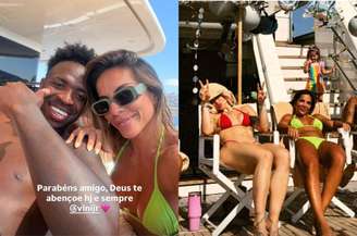 Mulher amiga de Vini Jr entregou presença de Virginia no aniversário do jogador