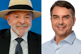 Lula e Flávio Bolsonaro aparecem à frente na pesquisa de intenção de voto