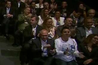 Cristiane Gomes da Silva ao lado do vice-presidente Geraldo Alckmin (PSB)