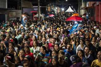 <p>Milhares de pessoas saíram às ruas de Ribeirão Preto, no interior paulista, para conferir as atrações da Virada Cultural Independente</p>