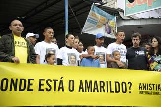 <p>Irmã do ajudante de pedreiro Amarildo de Souza, desaparecido desde 14 de julho, participou da sessão na Alerj</p>