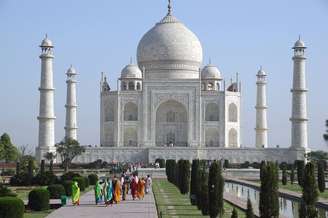 Taj Mahal é uma das sete maravilhas do mundo moderno