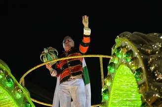 <p>Zico foi homenageado pela Imperatriz</p>