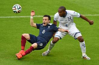 <p>Hinos não foram ouvidos em confronto França 3 x 0 Honduras</p>