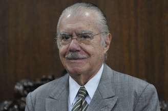 <p>José Sarney marcou presença na cerimônia de posse de Dilma Rousseff</p>