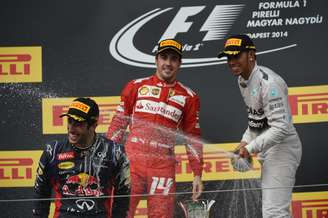 Daniel Ricciardo, australiano da Red Bull, conquistou neste domingo a vitória no Grande Prêmio da Hungria de F1