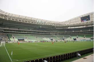 <p>Estádio do Palmeiras já recebeu evento teste no último sábado</p>