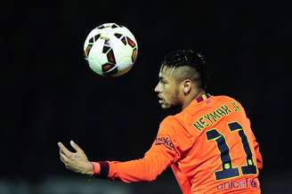 <p>Neymar não teria gostado de ser substituído neste sábado contra o Eibar</p>