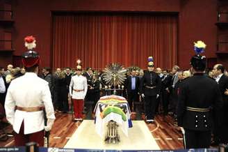 Velório do ex-governador de Santa Catarina acontece no centro de eventos de Joinville