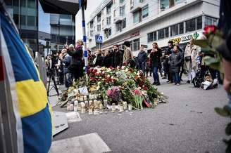 Homenagem às vítimas do ataque em Estocolmo