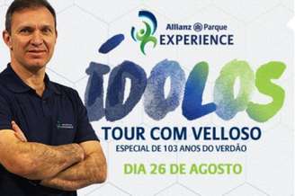 Evento no Allianz Parque com Velloso, no dia 26 de agosto (Foto: Divulgação)
