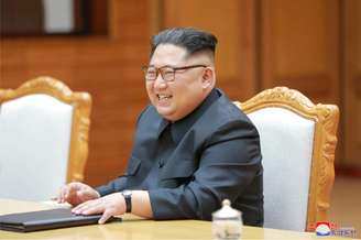 O líder norte-coreano Kim Jong Un 
27/05/2018
KCNA/Divulgação via Reuters
