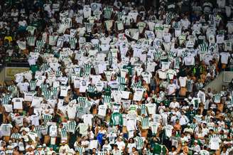 Torcida do Palmeiras em jogo pela Libertadores da América neste ano