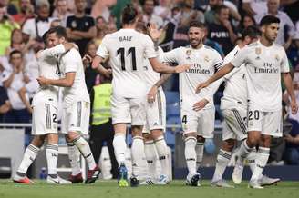 Real Madrid teve 78% de posse de bola na partida (Foto: AFP)