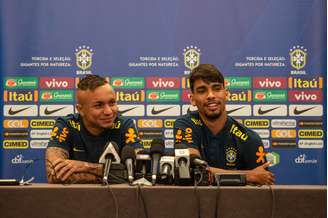 Everton e Lucas Paquetá falaram sobre a recepção na primeira concentração da Seleção Brasileira