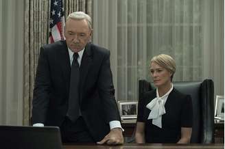 Kevin Spacey e Robin Wright em 'House of Cards' (2013)