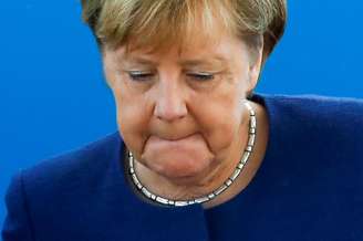 Chanceler alemã, Angela Merkel, durante encontro partidário em Berlim 15/10/2018 REUTERS/Fabrizio Bensch