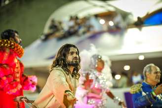 Parte do desfile da Imperatriz, que teve problemas no abre alas