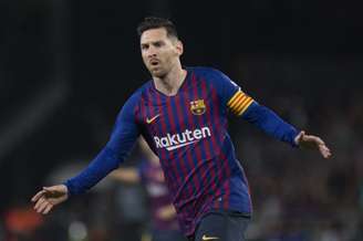 Com três gols de Messi, Barcelona vence o Bétis pelo Espanhol (Foto: JORGE GUERRERO / AFP)