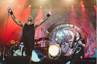  Sepultura se apresentou no Palco Mundo, no fim da tarde desta sexta-feira (4)