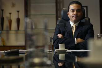 Marcos Pereira durante entrevista à Reuters em Brasília
26/01/2017 REUTERS/Adriano Machado