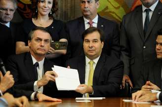 Presidente Jair Bolsonaro e presidente da Câmara, Rodrigo Maia
20/02/2010
Luis Macedo/Câmara dos Deputados/Divulgação via REUTERS