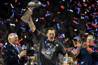 Último título de Super Bowl de Brady com o Patriots foi há duas temporadas contra o Los Angeles Rams (Foto: AFP)