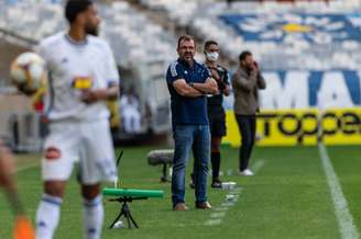 Enderson Moreira diz que na final irá colocar um "time possível" para não atrapalhar a preparação antes da estreia na Série B-(Bruno Haddad/Cruzeiro)