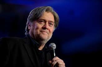 Steve Bannon em Washington
14/10/2017 REUTERS/Mary F. Calvert