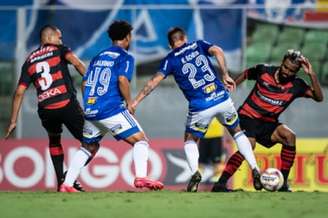 A Raposa não conseguiu vencer o lanterna da Série B nos dois confrontos da temporada-(Bruno Haddad/Cruzeiro)