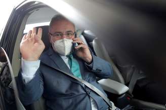 Ministro da Saúde, Marcelo Queiroga, chega ao ministério em Brasília
16/03/2021
REUTERS/Ueslei Marcelino