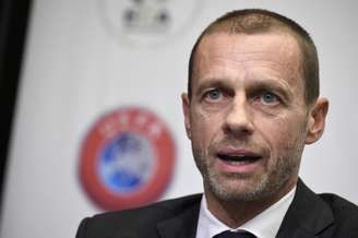 O dirigente eslovenoAleksander Ceferin é presidente da UEFA desde 2016(Foto: AFP)