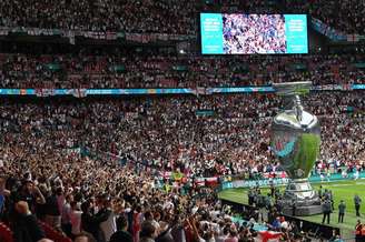 Wembley tinha quase capacidade máxima durante a final
