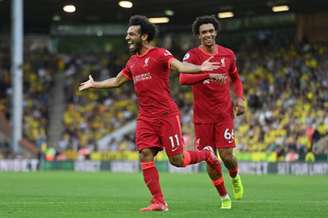 Liverpool bateu o Norwich por 3 a 0 (Foto: JUSTIN TALLIS / AFP)